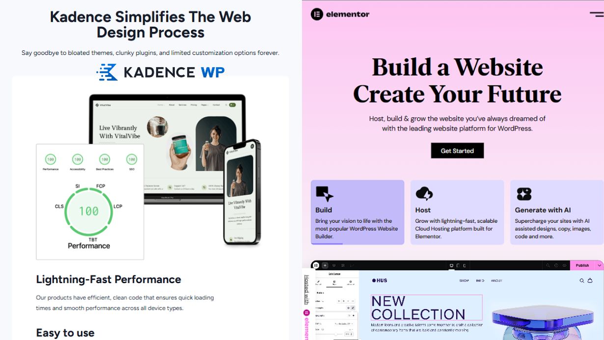 Perbedaan antara Kadence dan Elementor: Mana yang Lebih Baik untuk Website Anda?